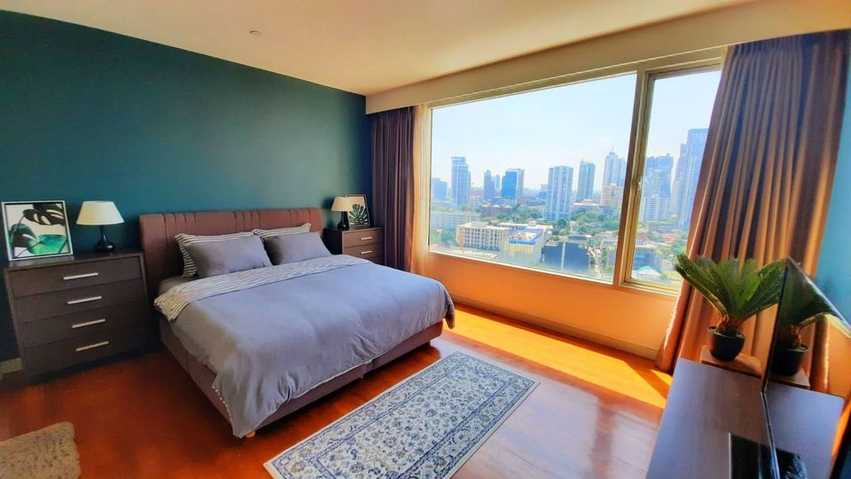 (For rent) Hampton Thonglor 10, large terrace with beautiful city view